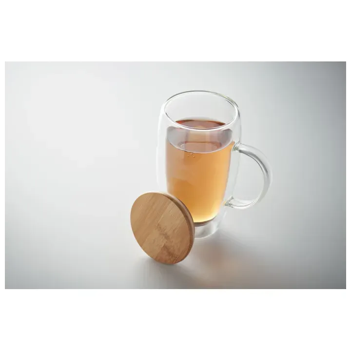 Double wall glass mug 450ml - MO2673 (MOCN#22)